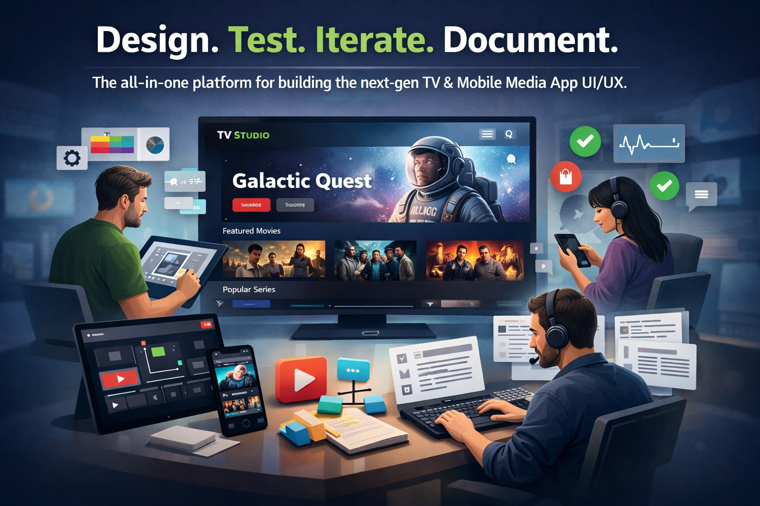 TV Studio design environment